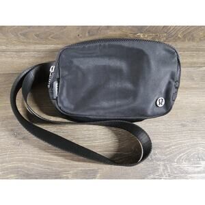 Lululemon Small Black Belt Bag Adjustable Crossbody Fanny Pack